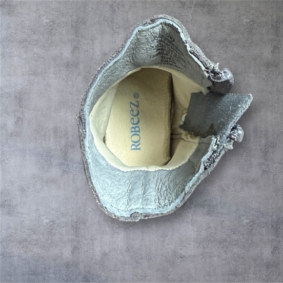 Robeez Mini Shoez Clementine Leather Upper Boots - New In Box - Picture 10 of 11